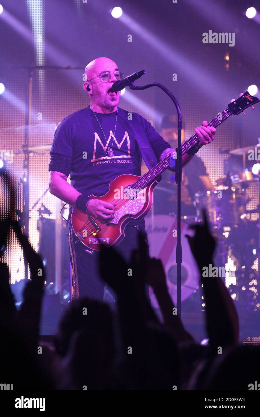 Le chanteur français Pascal Obispo joue en direct sur scène à 'le Tigre' avec son 'Pascal Obispo Tour', le 22 mars 2019 à Margny-les-Compiegne, près de Compiegne, en France. Photo par Edouard Bernaux/Abacapress.com Banque D'Images