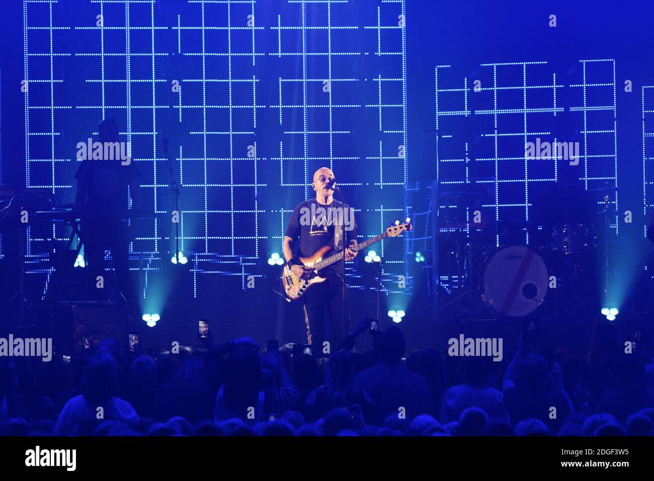 Le chanteur français Pascal Obispo joue en direct sur scène à 'le Tigre' avec son 'Pascal Obispo Tour', le 22 mars 2019 à Margny-les-Compiegne, près de Compiegne, en France. Photo par Edouard Bernaux/Abacapress.com Banque D'Images