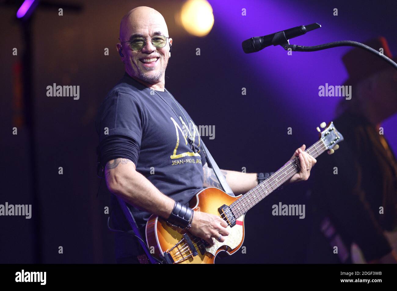 Le chanteur français Pascal Obispo joue en direct sur scène à 'le Tigre' avec son 'Pascal Obispo Tour', le 22 mars 2019 à Margny-les-Compiegne, près de Compiegne, en France. Photo par Edouard Bernaux/Abacapress.com Banque D'Images