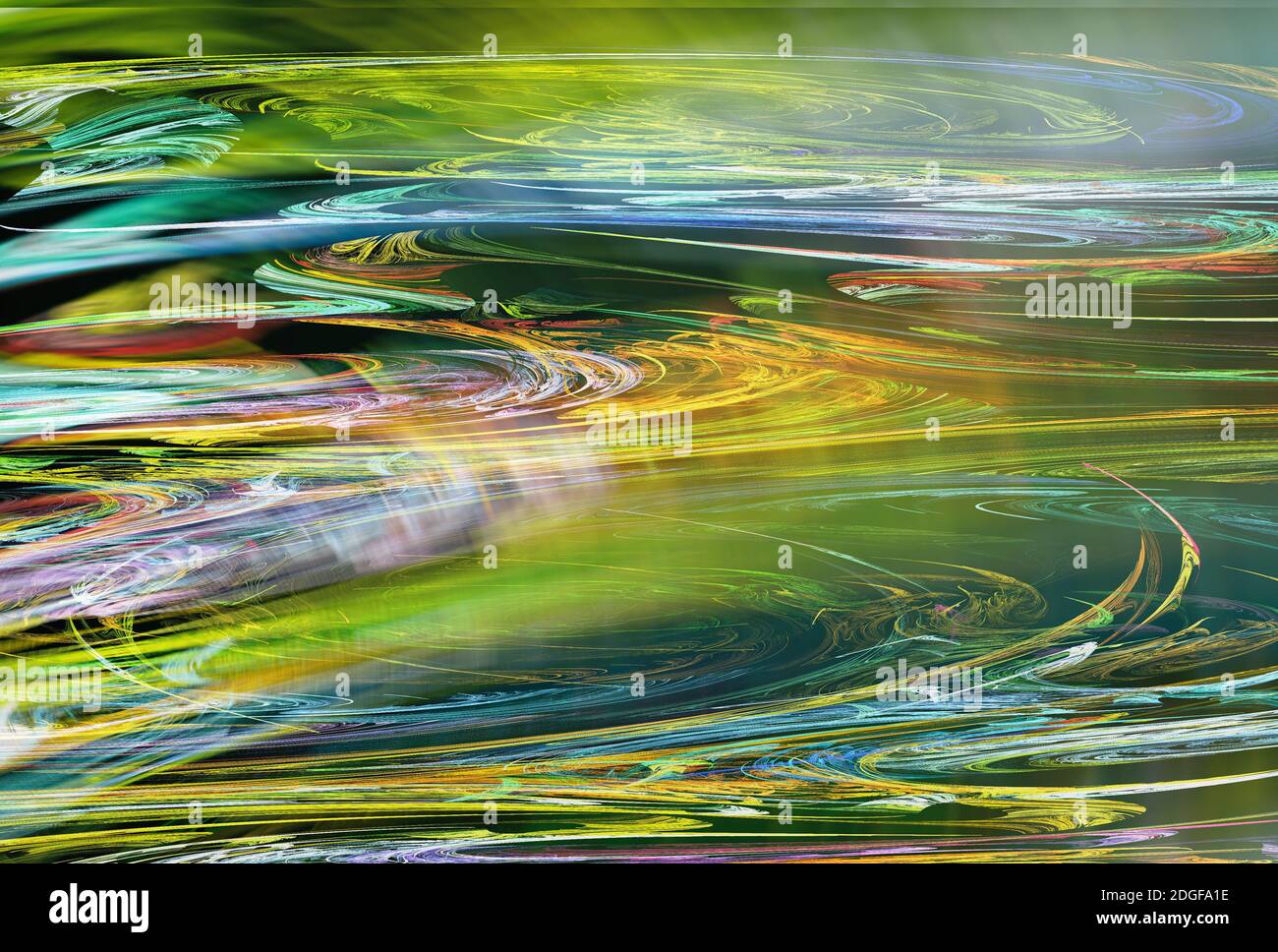 Image abstraite avec des traits de peinture de formes différentes. Banque D'Images