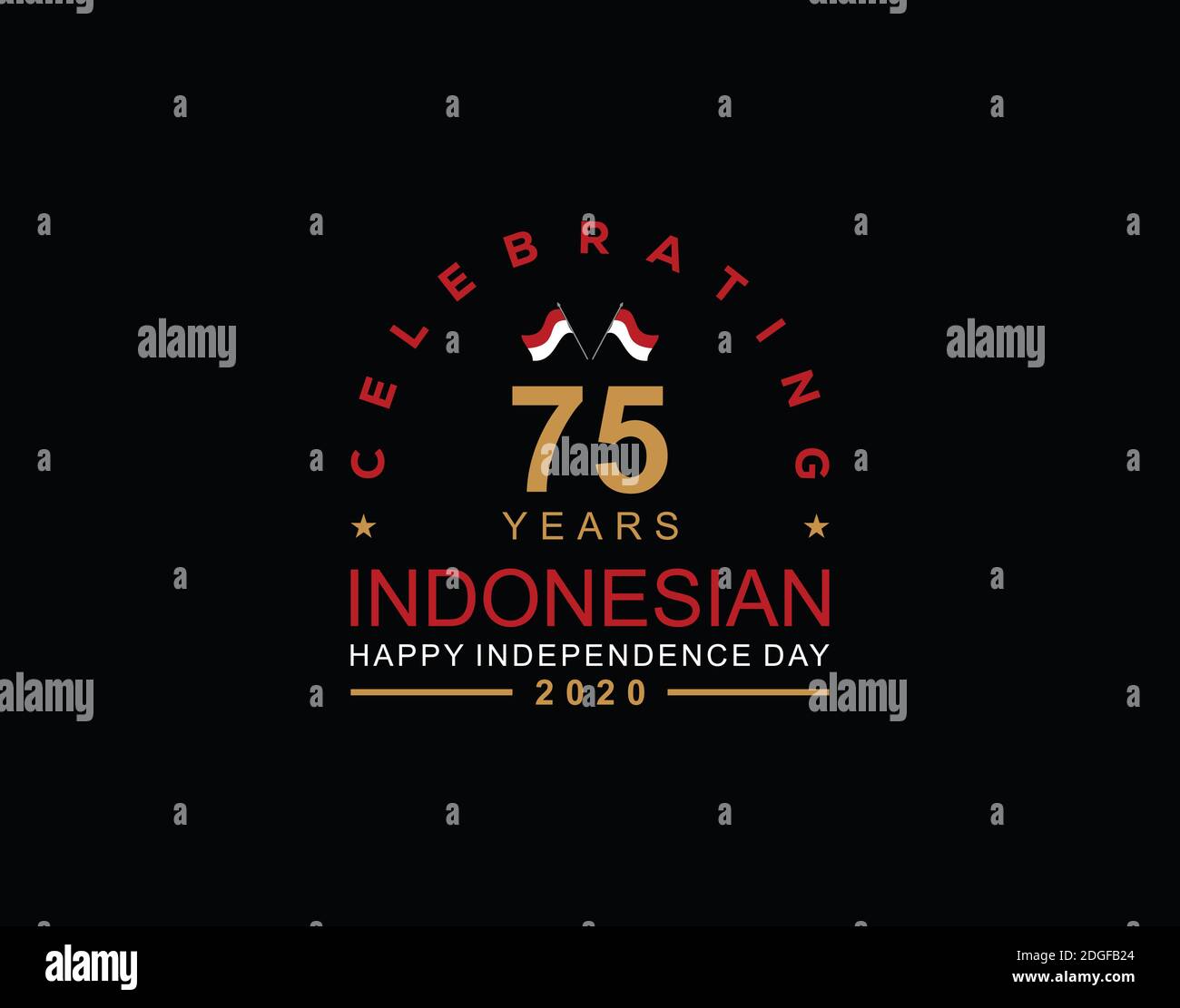 Anniversaire 75e Anniversaire Marque De L Entreprise Design Logo Design Pour Banner Fond Image Vectorielle Stock Alamy
