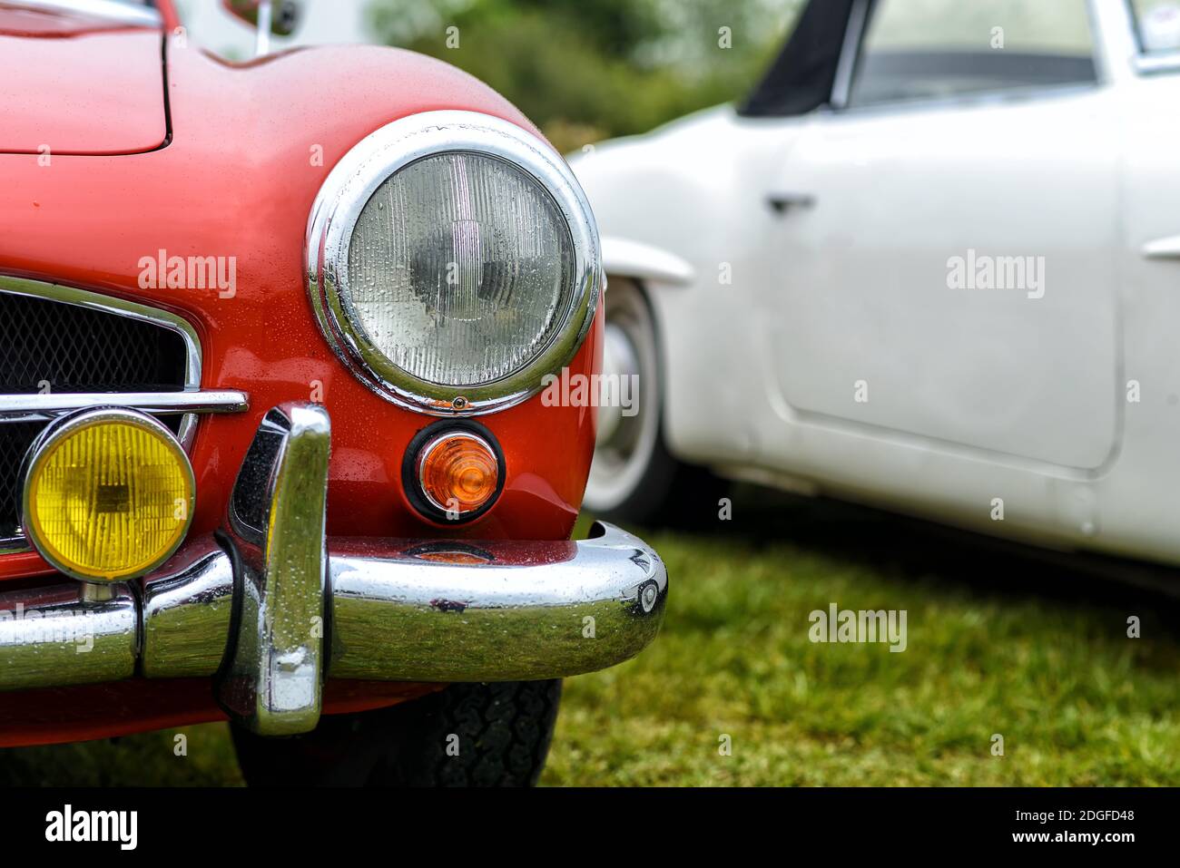Voiture classique dans un musée Banque D'Images