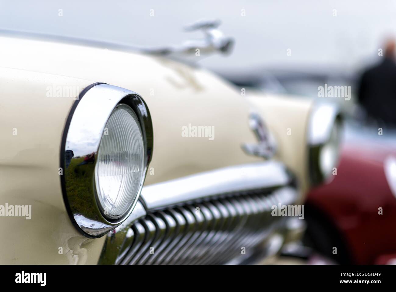 Voiture classique dans un musée Banque D'Images