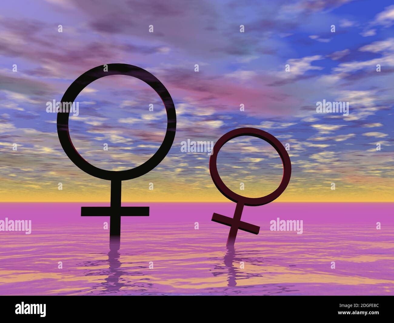 Symbole Masculin Et Féminin Banque d'image et photos - Alamy