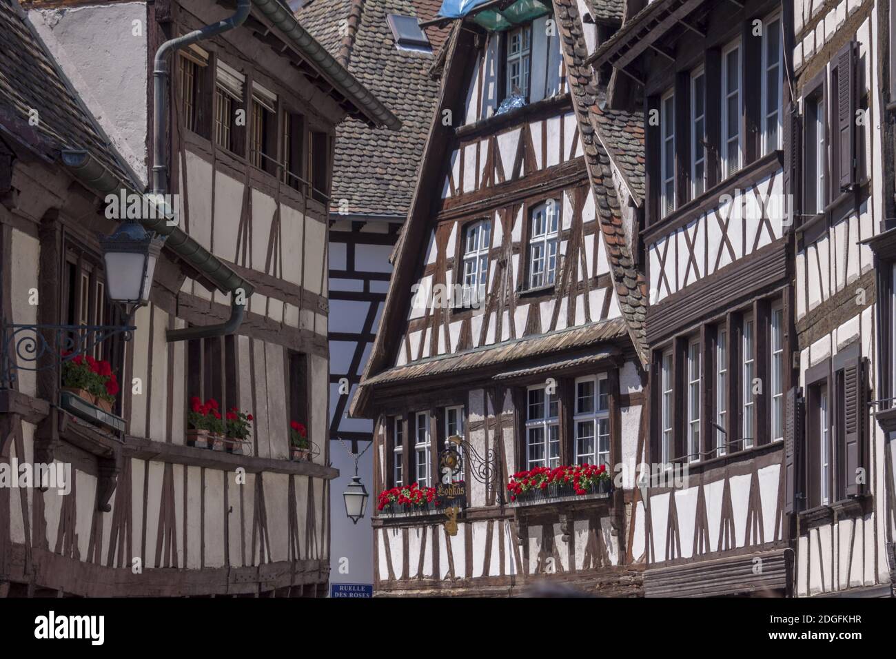 Strasbourg - maisons à colombages Banque D'Images