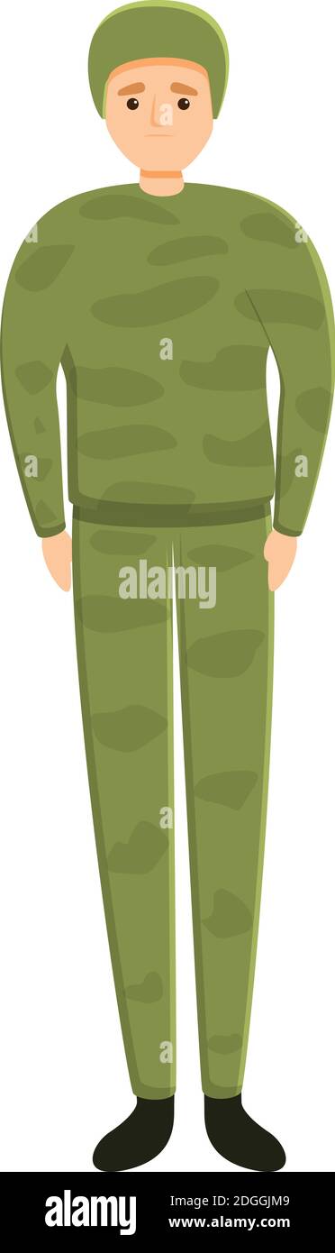 Icône d'uniforme militaire de terrain. Dessin animé d'une icône de vecteur  uniforme militaire de terrain pour la conception de sites Web isolée sur  fond blanc Image Vectorielle Stock - Alamy