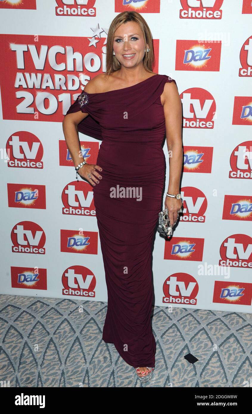 Tricia Penrose arrivée au TV Choice Awards 2012, le Dorchester Hotel, Londres. Banque D'Images