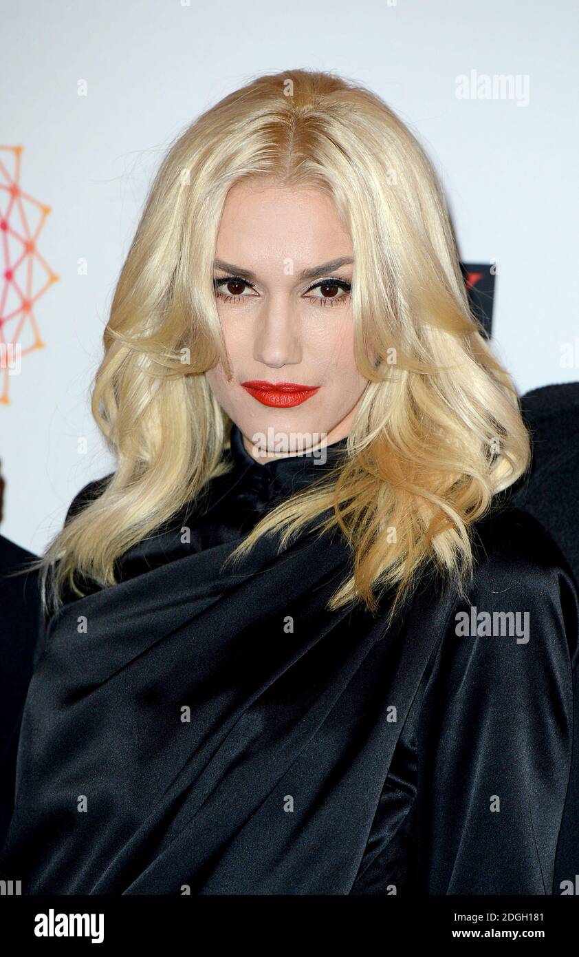 Gwen Stefani arrive pour les MTV Europe Music Awards 2012 à la Festhalle Frankfurt, en Allemagne. Banque D'Images