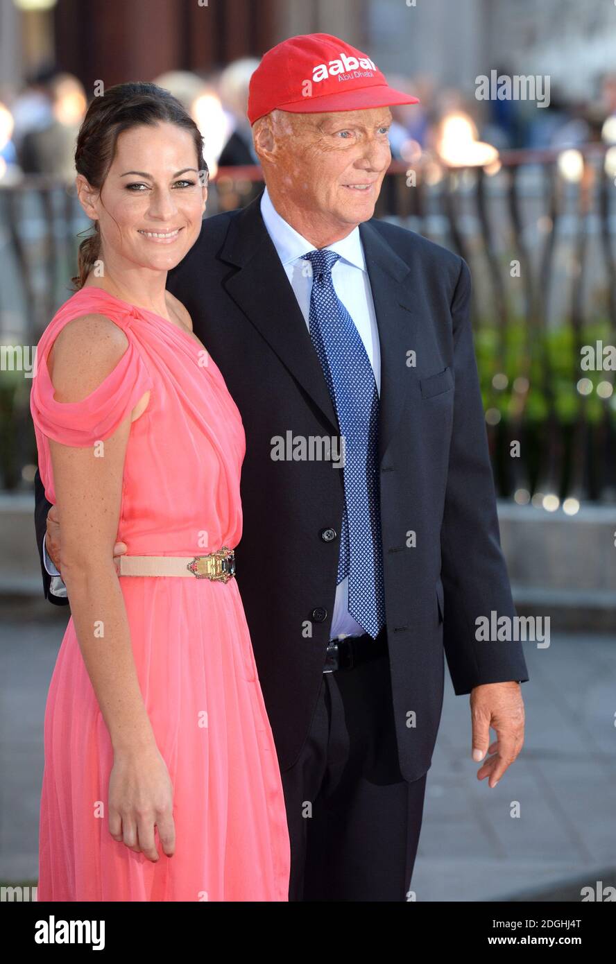 Niki lauda birgit lauda arriving Banque de photographies et d’images à ...