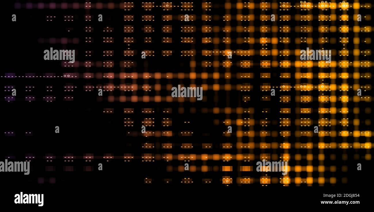 Résumé technologie futuriste Banque D'Images