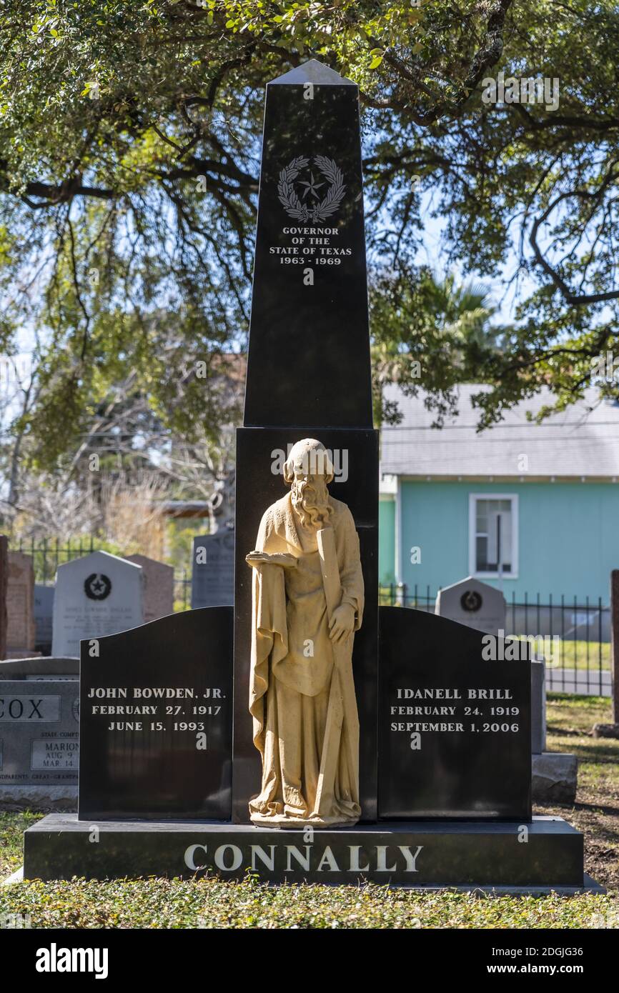 Tombe du gouverneur du Texas John Bowden Connally, Jr Banque D'Images