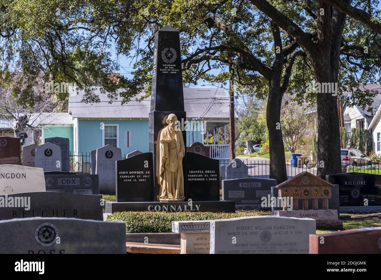 Tombe du gouverneur du Texas John Bowden Connally, Jr Banque D'Images