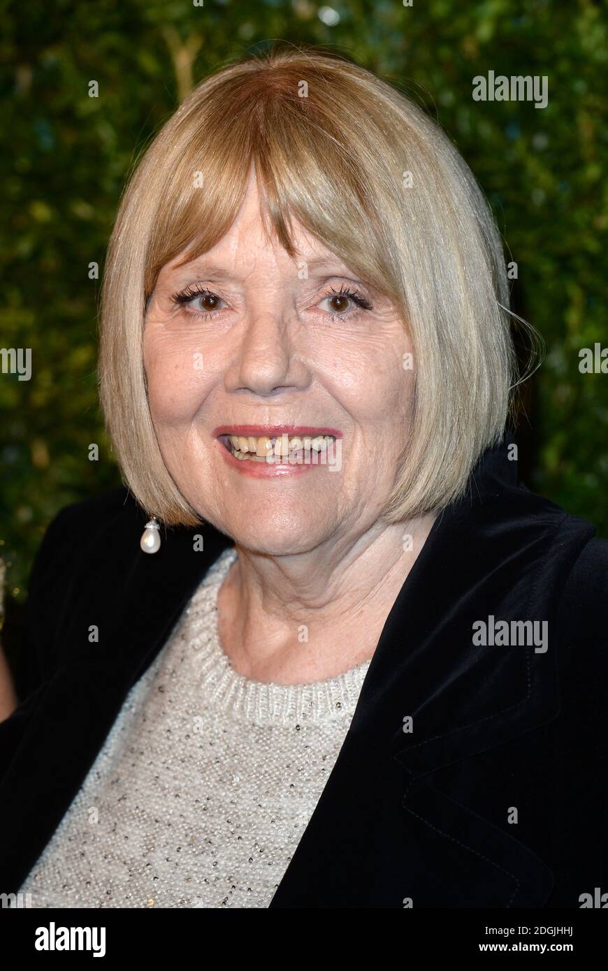 Diana Rigg arrive au 60e Evening Standard Theatre Awards, le Palladium Theatre, Londres. Banque D'Images