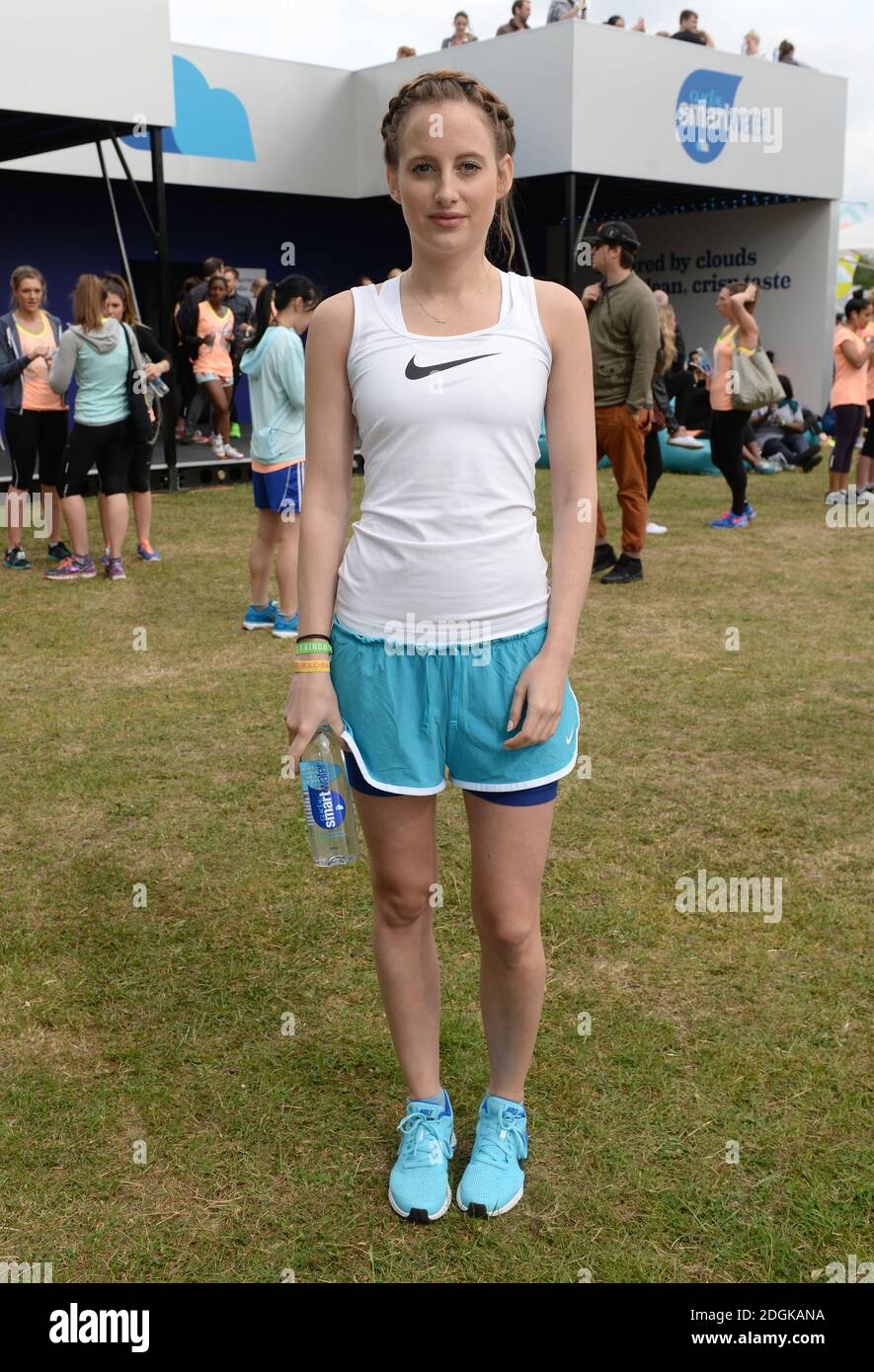 Rosie Fortescue, ambassadrice de Glaceuil, participe au 10K Nike pour Femme à Victoria Park, Londres. Crédit photo devrait se lire: Doug Peters EMPICS Entertainment Banque D'Images