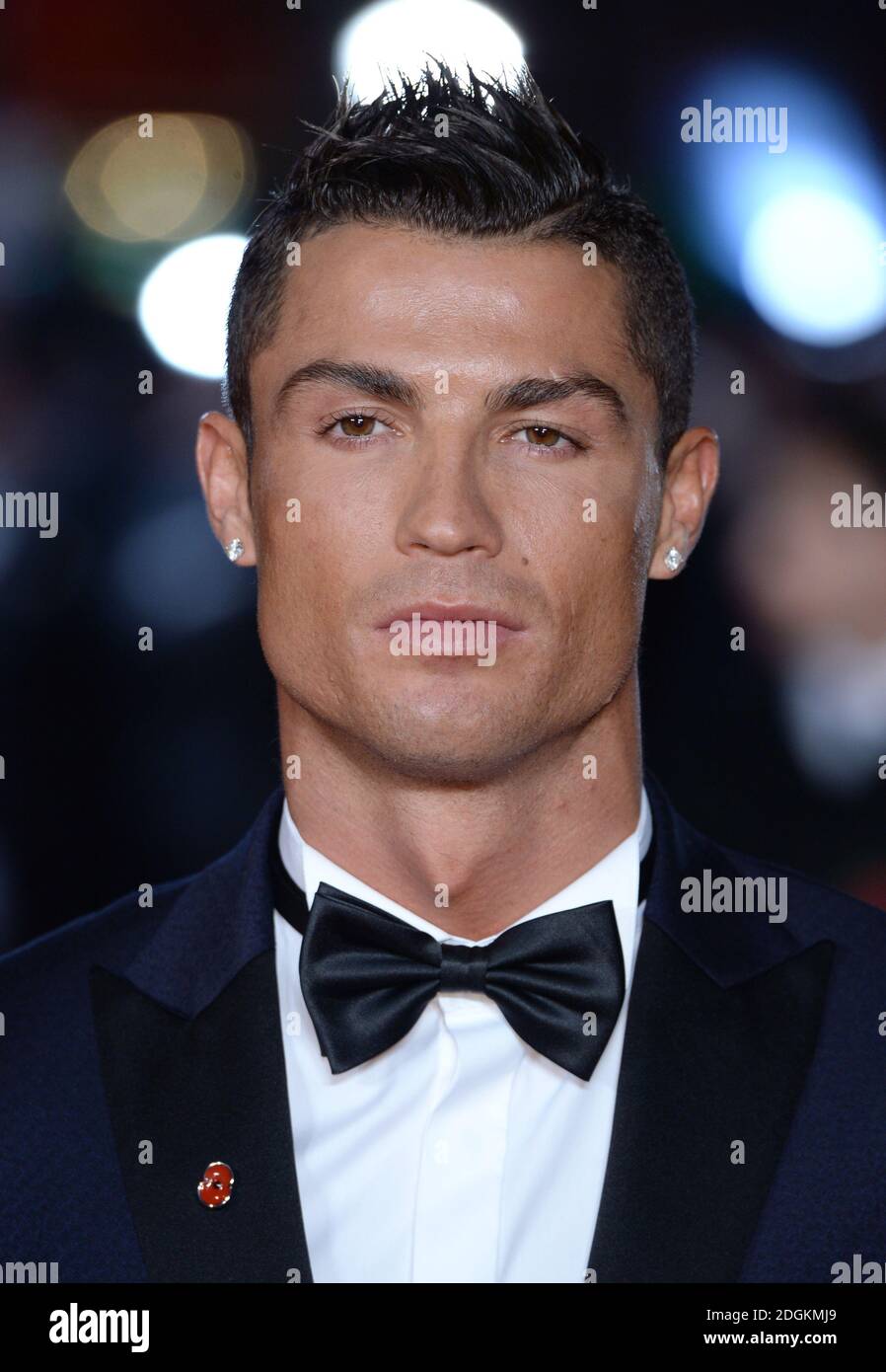 Cristiano Ronaldo assiste à la première mondiale de Ronaldo au vue West End Cinema à Leicester Square, Londres. Banque D'Images