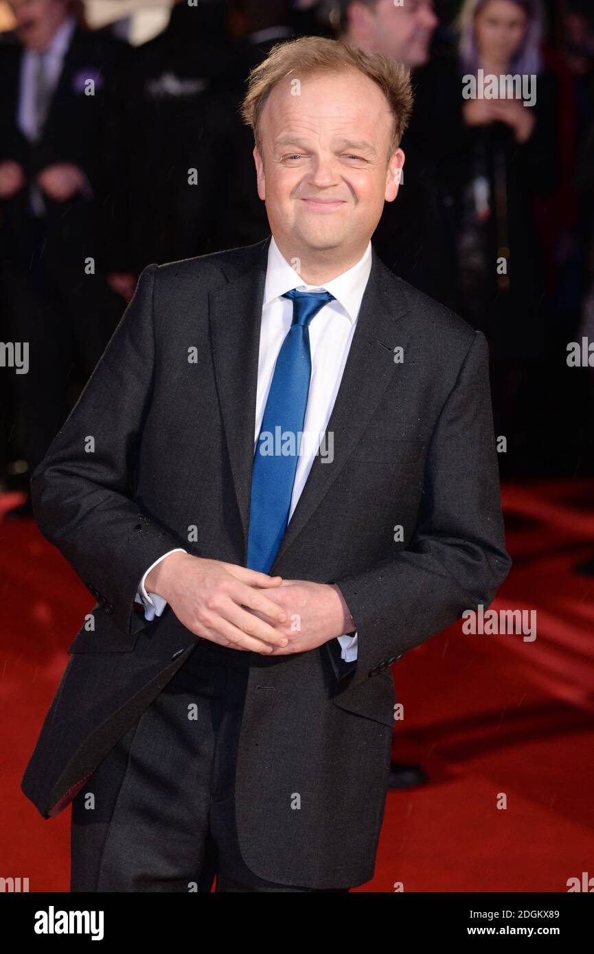 Toby Jones assiste à la première mondiale de l'Armée de Dad à l'Odeon Leicester Square, Londres. Banque D'Images