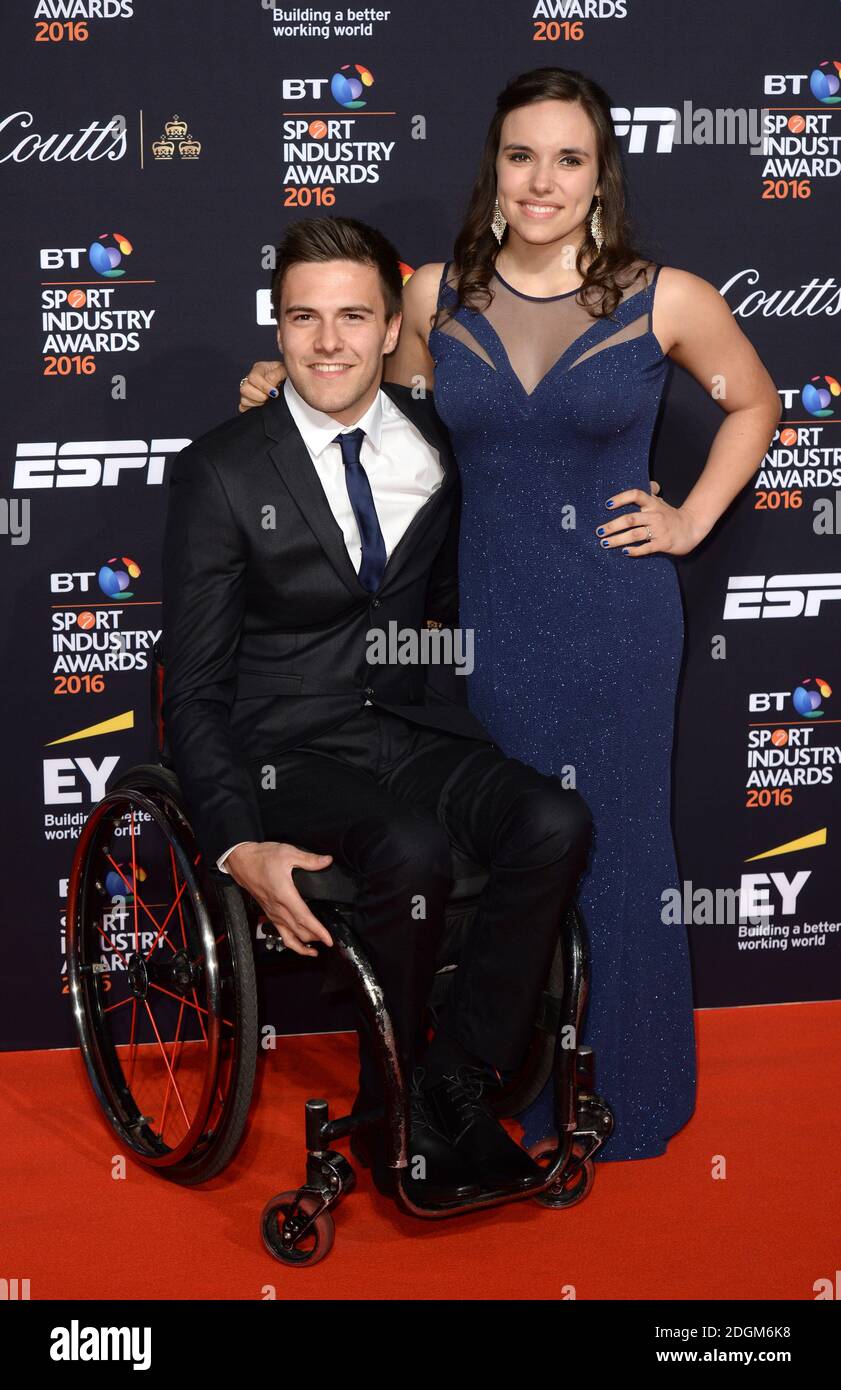 Jade Jones arrive aux BT Sport Industry Awards 2016, Battersea Park, Londres. Jeudi 28 avril 2016. Crédit photo Doug Peters EMPICS Entertainment Banque D'Images