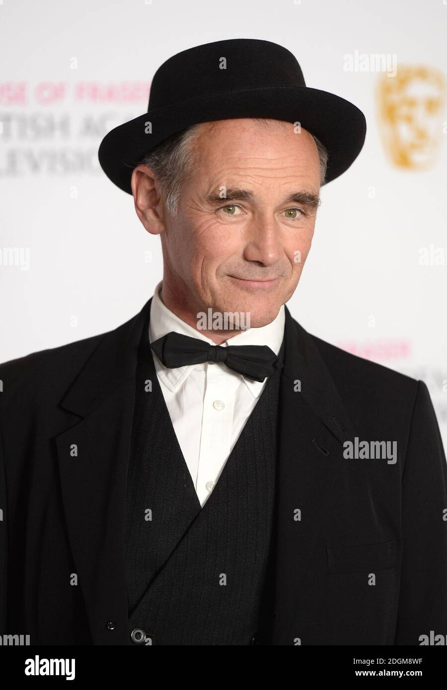 Mark Rylance dans la salle de presse de la House of Fraser BAFTA TV Awards 2016, au Royal Festival Hall, Southbank, Londres. Banque D'Images