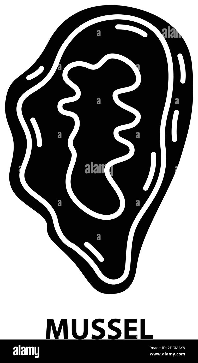 icône de moule, signe vectoriel noir avec contours modifiables, illustration de concept Illustration de Vecteur