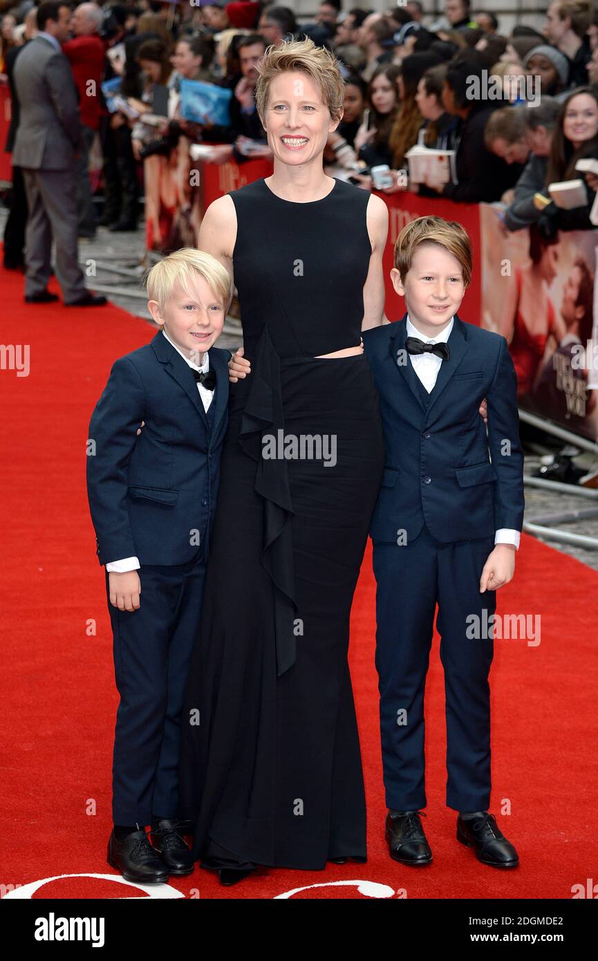 Thea Sharrock assister à la première de Me Before You qui a eu lieu à Curzon Mayfair, Londres. Banque D'Images