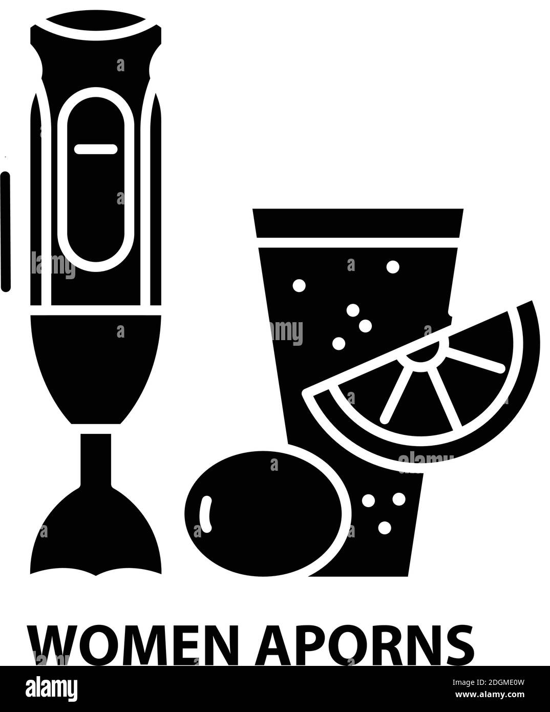 icône de porte-femmes, signe vectoriel noir avec traits modifiables, illustration de concept Illustration de Vecteur