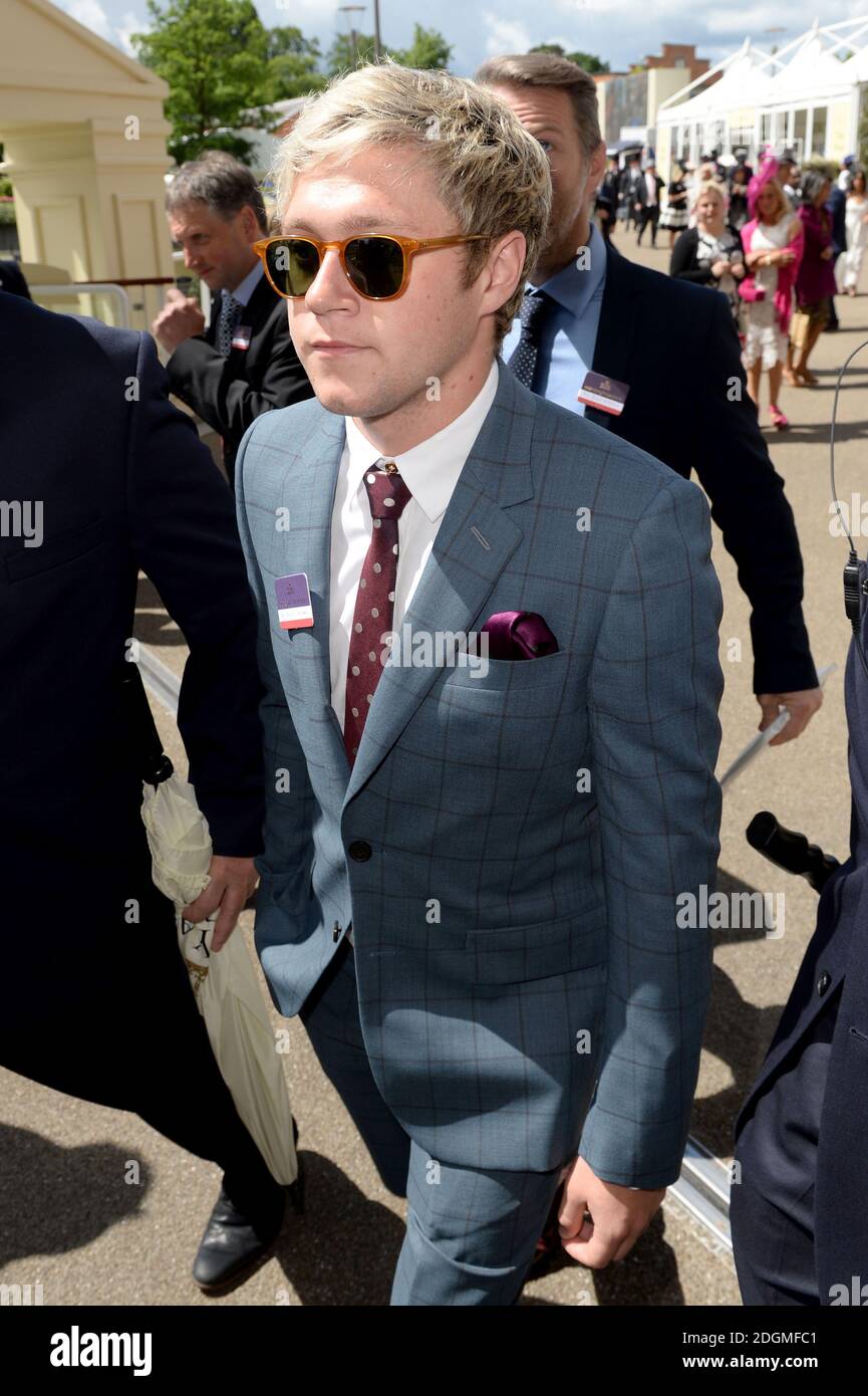 Niall Horan arrivant le deuxième jour de Royal Ascot Banque D'Images