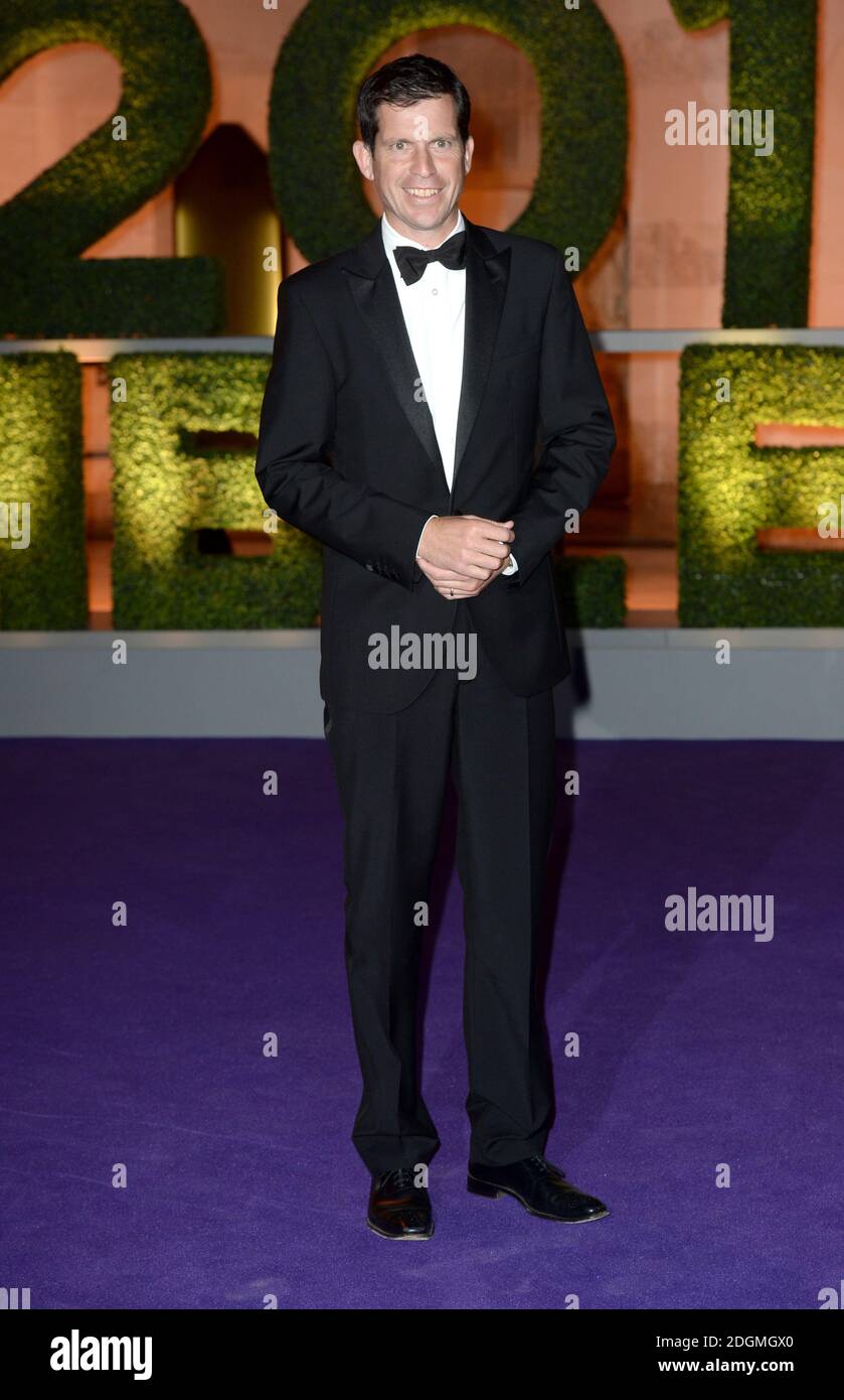 Tim Henman arrive au dîner des champions de Wimbledon 2016, Guildhall, Londres. Banque D'Images