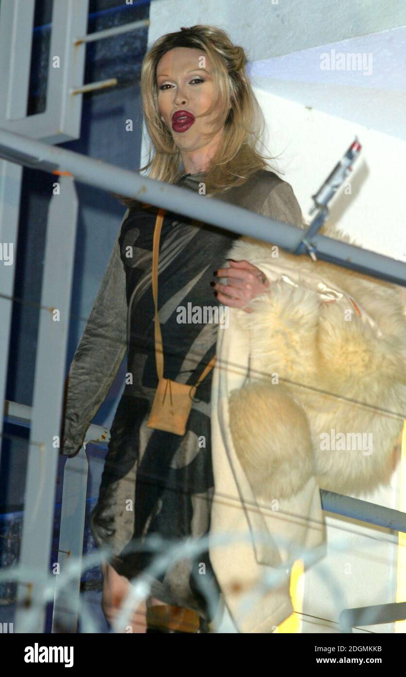 Pete Burns la dernière nuit de Celebrity Big Brother , Elstree Studios, Hertfordshire. Doug Peters/allactiondigital.com Banque D'Images