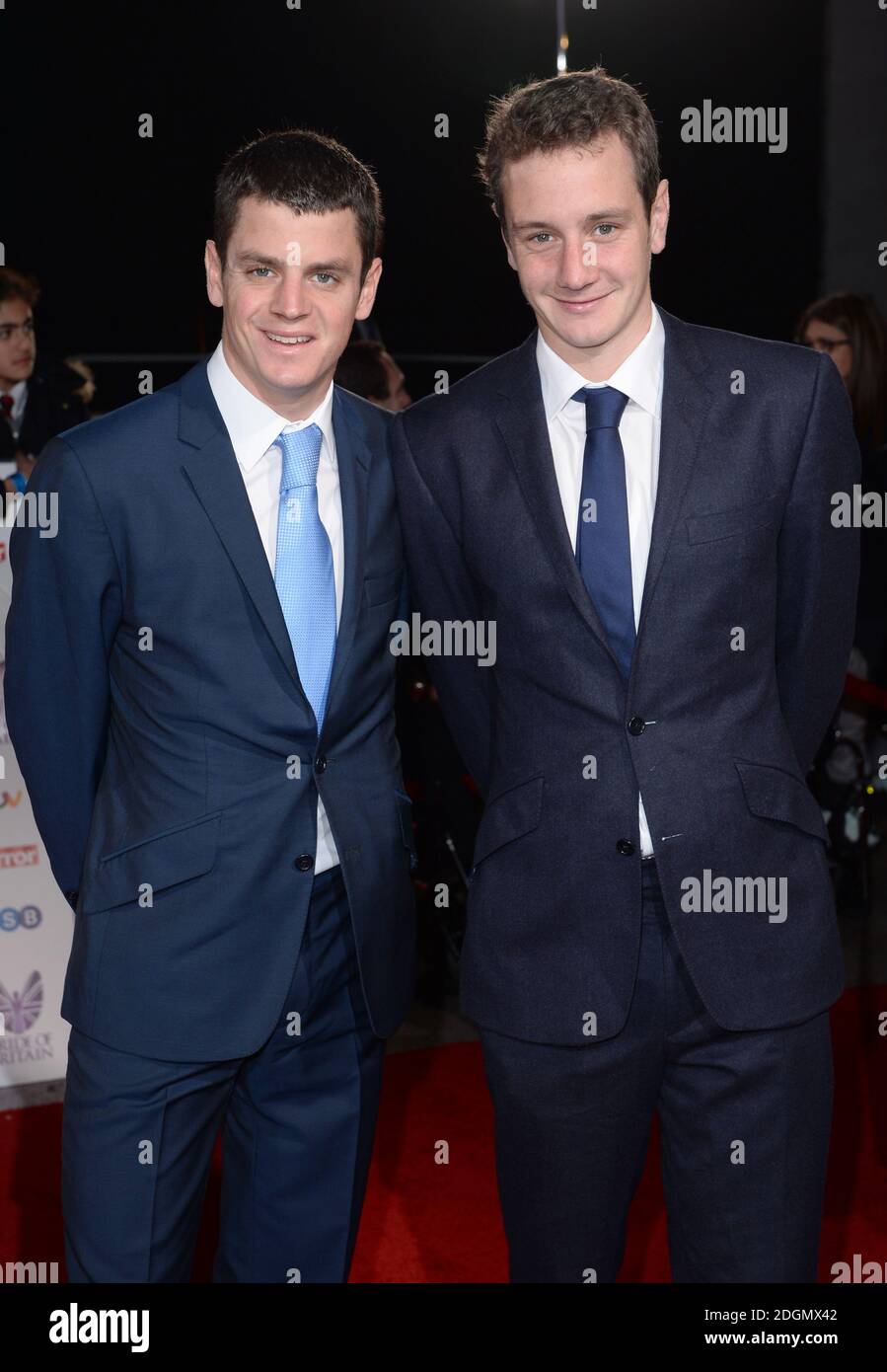 Les frères Brownlee. Alistair et Jonny Brownlee assistent aux Pride of Britain Awards 2016, à Grosvenor House, Park Lane, Londres. Le crédit photo devrait se lire comme suit : Doug Peters/EMPICS Entertainment Banque D'Images