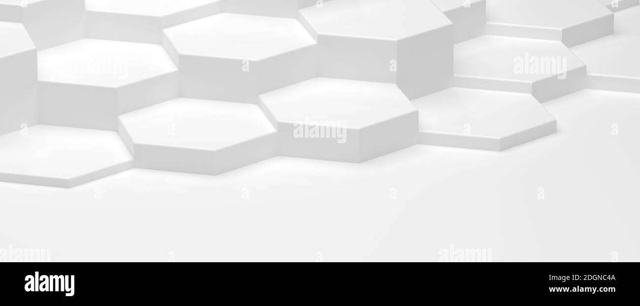 Arrière-plan hexagonal - Illustration Banque D'Images