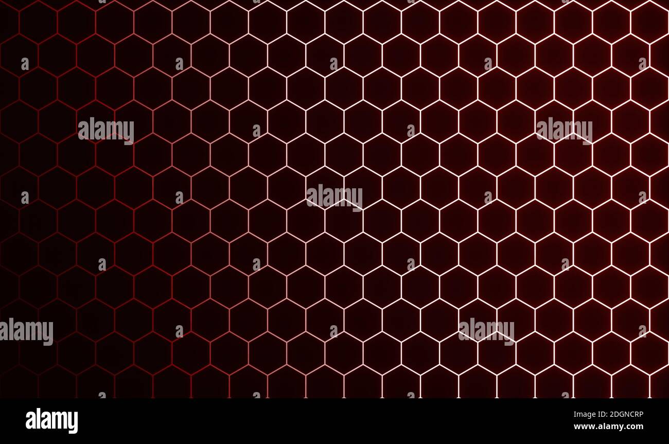 Arrière-plan hexagonal - Illustration Banque D'Images