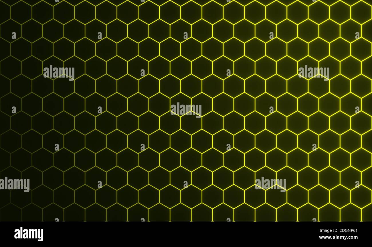 Arrière-plan hexagonal - Illustration Banque D'Images