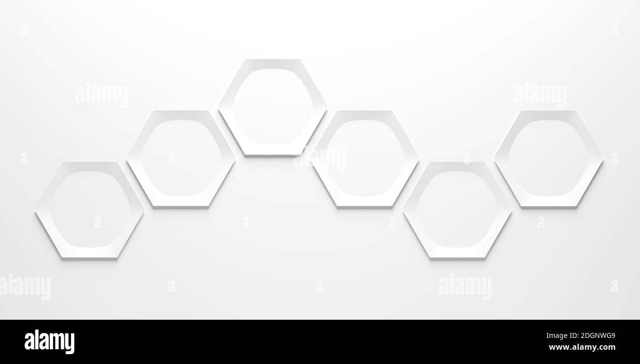 Motif hexagonal avec structure technique - Illustration Banque D'Images