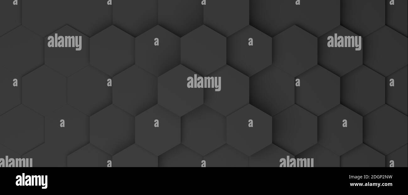 Arrière-plan hexagonal - Illustration Banque D'Images