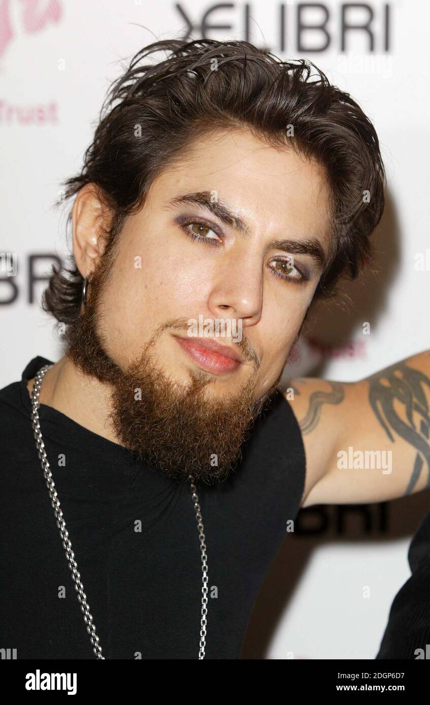 Dave Navarro au Fashion Rocks 2003, The Royal Albert Hall, Londres. © Doug Peters/allocationdigital Banque D'Images