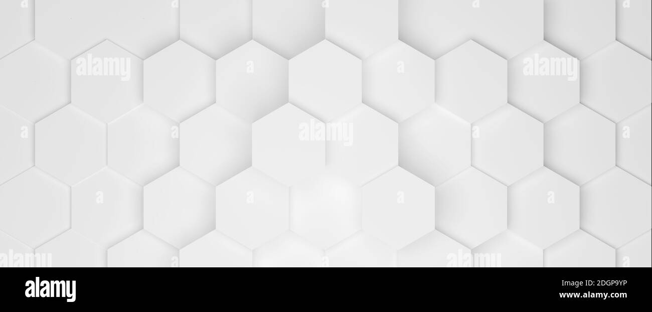 Arrière-plan hexagonal - Illustration Banque D'Images