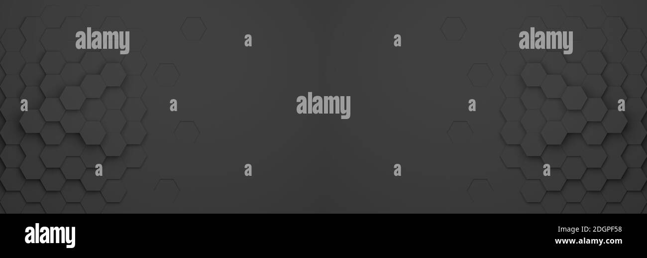 Arrière-plan hexagonal - Illustration Banque D'Images