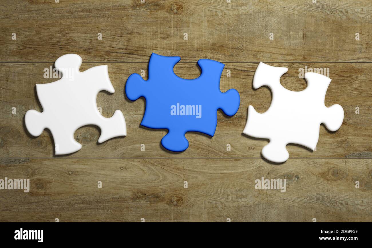 Puzzle - Illustration abstraite Banque D'Images