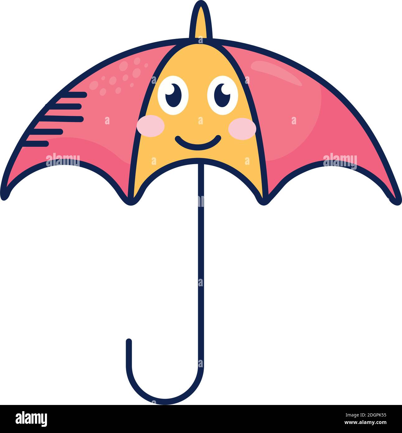 Parapluie enfant motifs chat kawaii