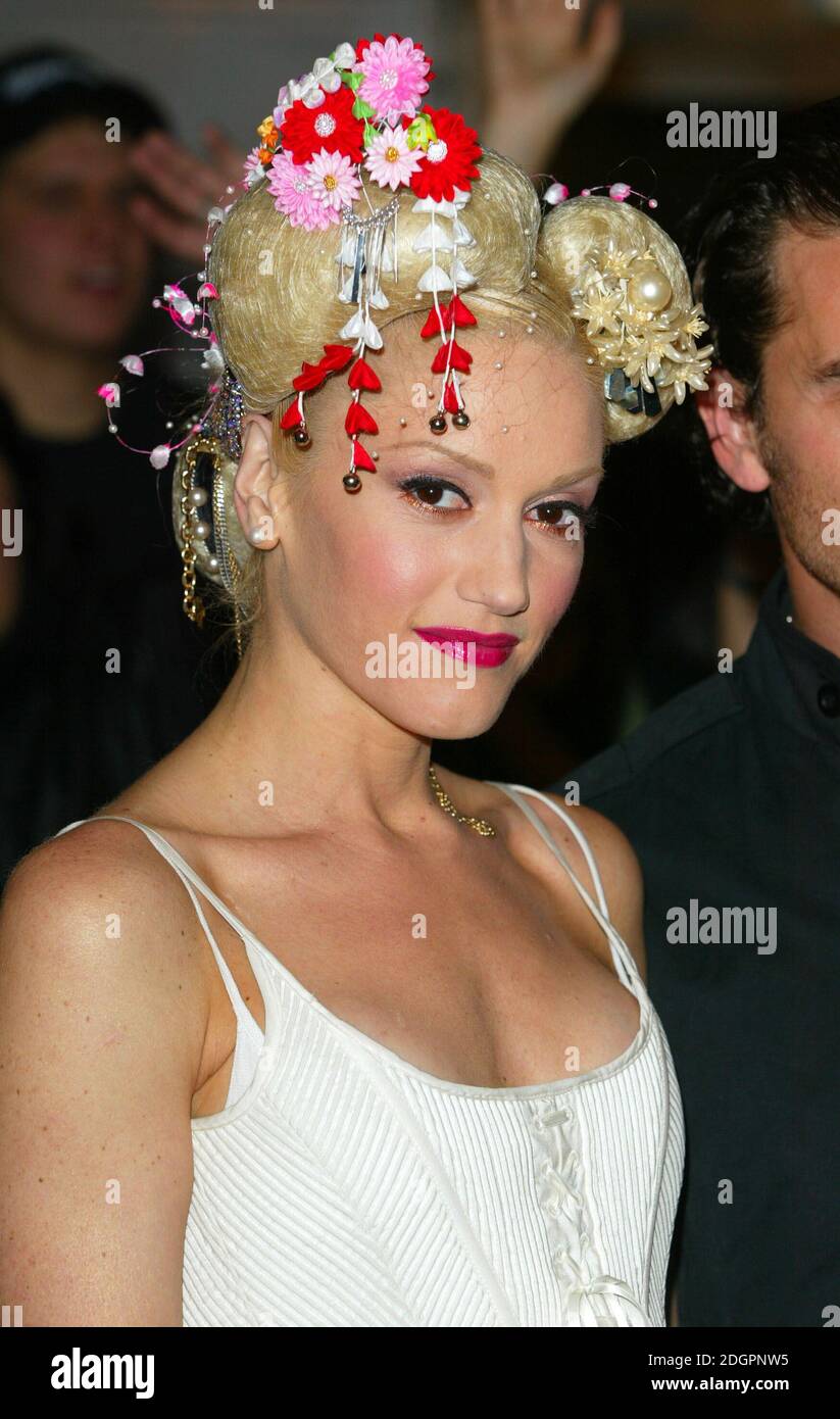 Gwen Stefani assiste aux MTV Europe Music Awards 2004 à Rome, Italie. Doug Peters/allactiondigital.com Banque D'Images