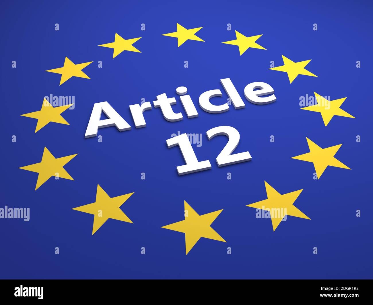 L'article 12 Banque D'Images