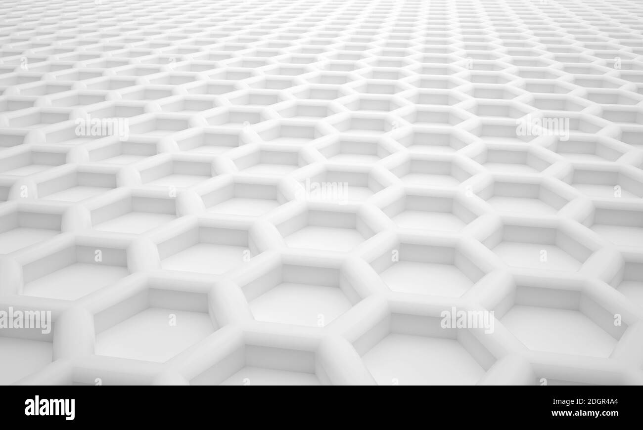 Arrière-plan hexagonal - Illustration Banque D'Images