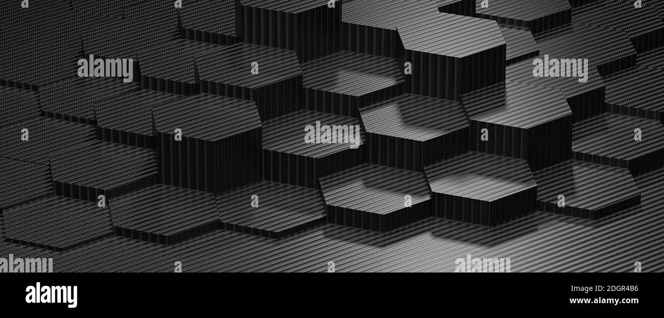 Arrière-plan hexagonal - Illustration Banque D'Images