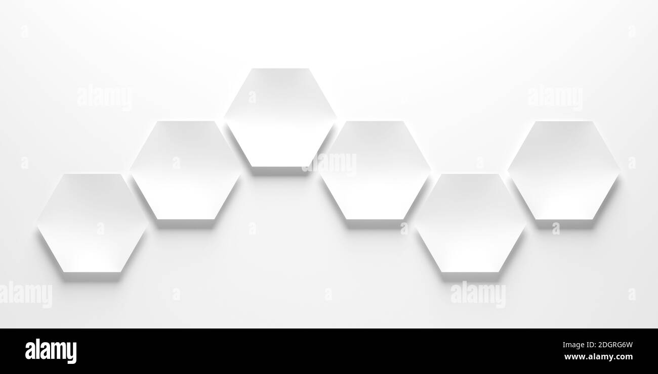 Motif hexagonal avec structure technique - Illustration Banque D'Images