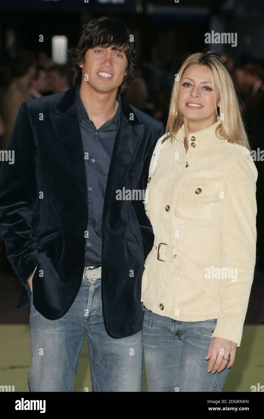 Arrivée de Tess Daly et Vernon Kay. Banque D'Images