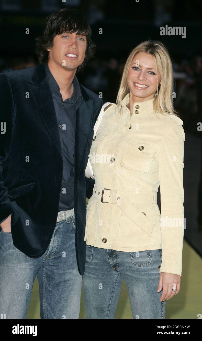 Arrivée de Tess Daly et Vernon Kay. Banque D'Images
