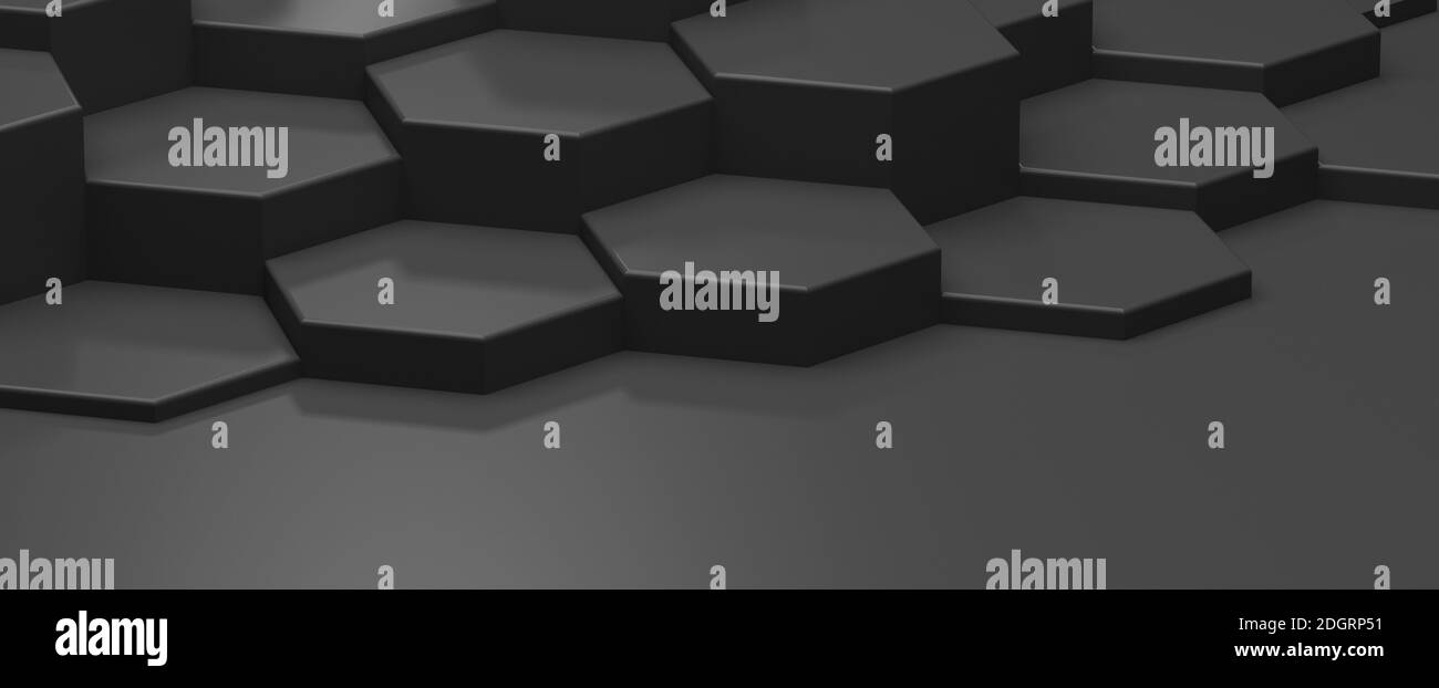 Arrière-plan hexagonal - Illustration Banque D'Images