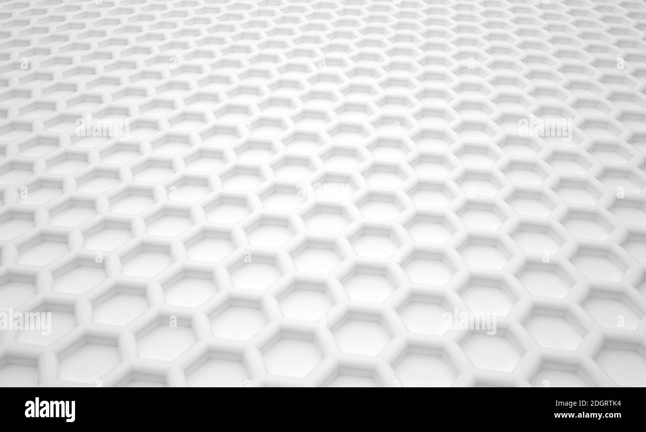Arrière-plan hexagonal - Illustration Banque D'Images