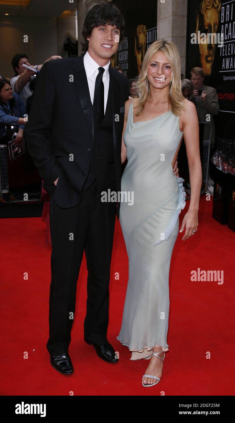 Arrivée de Tess Daly et Vernon Kay. Banque D'Images