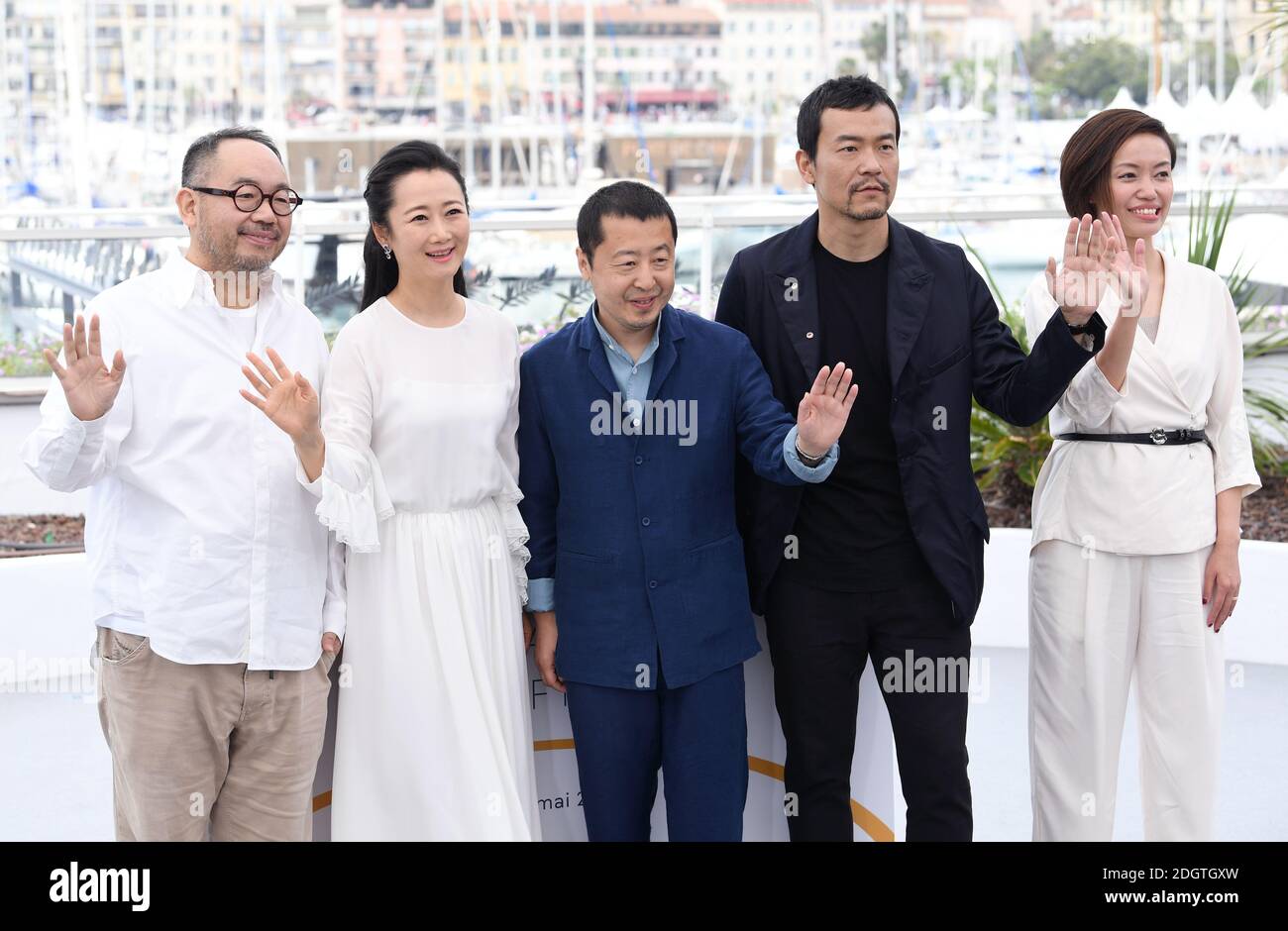 Zhang Yibai, Zhao Tao, Jia Zhang-Ke et Liao Fan assister à l'Ash est un photocall blanc puriste dans le cadre du 71e Festival de Cannes au Palais de Festival, qui fait partie du 71e Festival de Cannes. Banque D'Images